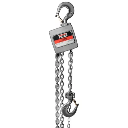 JET Aluminum Manual Chain Hoist AL100-200-10 2 Ton Capacity 10 Feet Lift Chain Hoists