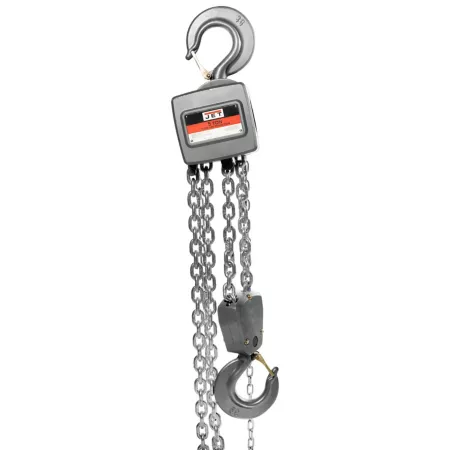 JET Aluminum Manual Chain Hoist AL100-500-10 5 Ton Capacity 10 Feet Lift Chain Hoists