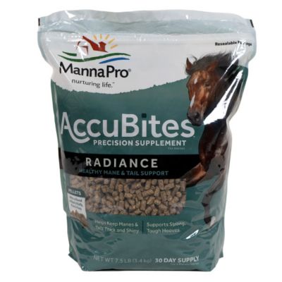 Manna Pro MP Accubites Radiance Equine Pelleted Horse Supplement, 8 lb.