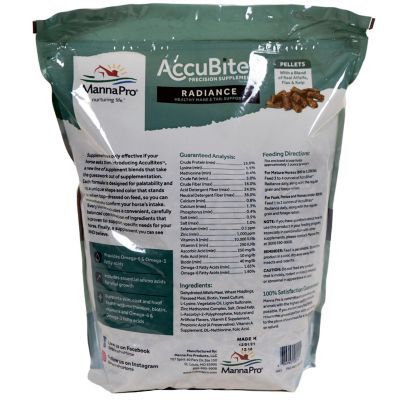 Image showing  MP Accubites Radiance Equine Pelleted Horse Supplement, 8 lb.