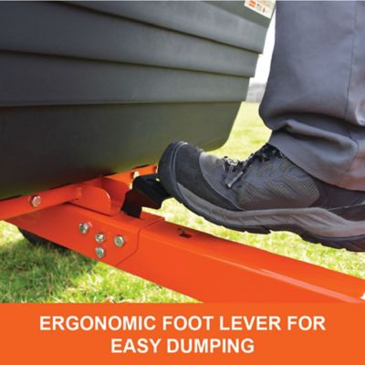 Image showing 5 th Agri-Fab 18 cu. ft. Tow-Behind ATV Poly Swivel/Dump Cart, 1000 lb. Max Capacity