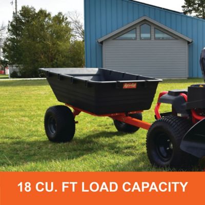 Image showing 6 th Agri-Fab 18 cu. ft. Tow-Behind ATV Poly Swivel/Dump Cart, 1000 lb. Max Capacity