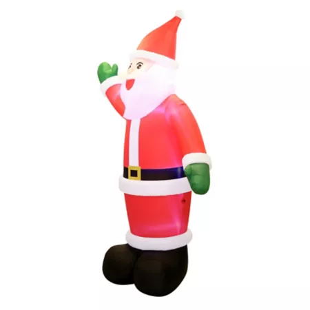 Occasions Inflatable Santa Decoration 20 ft. Garden Art & Statues