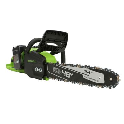 Image showing  14 in. 48V Cordless Chainsaw, Battery and Charger Included