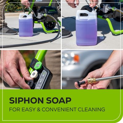 Image showing 7 th Greenworks 2,000 PSI 1.1 GPM Electric Cold Water Pressure Washer