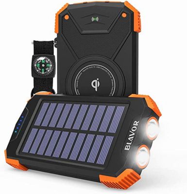 Hornet Outdoors Wireless Waterproof Solar Phone Charger