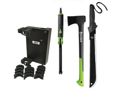 Hornet Outdoors UTV Roll Bar Gerber Tool Kit with Hatchet and Saw and Machete