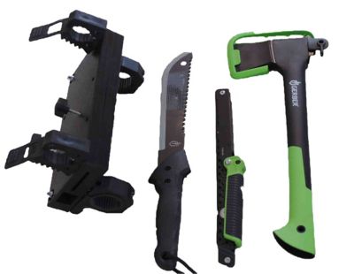 Image showing  UTV Roll Bar Gerber Tool Kit with Hatchet, Saw and Machete