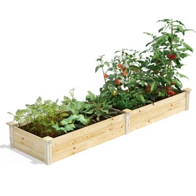 Greenes Fence Original Pine Raised Garden Bed, 2 ft. x 8 ft. x 10.5 in.