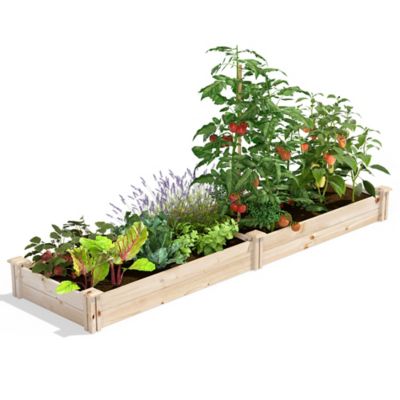 Greenes Fence Original Pine Raised Garden Bed, 2 ft. x 8 ft. x 7 in.