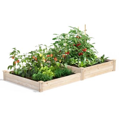 Greenes Fence Original Pine Raised Garden Bed, 4 ft. x 8 ft. x 7-10.5 in.