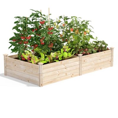 Greenes Fence Original Pine Raised Garden Bed, 4 ft. x 8 ft. x 17.5 in.