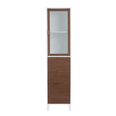 Image showing  Elegant Home Fashions Tyler Modern Wooden Linen Tower Cabinet