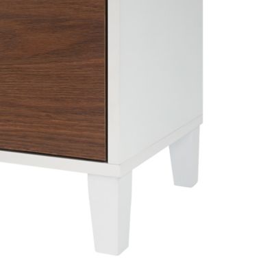 Image showing 7 th Teamson US Inc Elegant Home Fashions Tyler Modern Wooden Floor Storage Cabinet