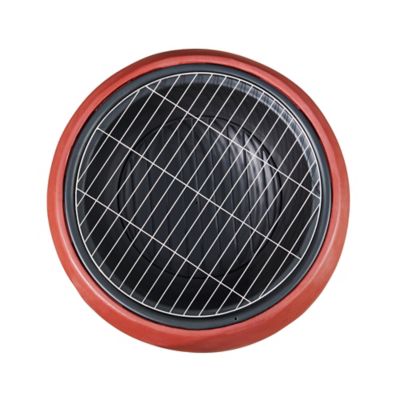 Image showing 5 th Teamson US Inc 22 in. Peak Outdoor Wood-Burning Fire Pit with Decorative Concrete Base, Maroon