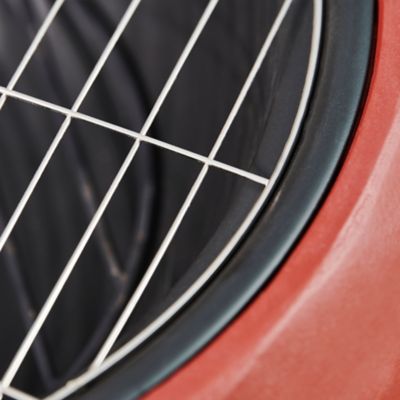 Image showing 6 th Teamson US Inc 22 in. Peak Outdoor Wood-Burning Fire Pit with Decorative Concrete Base, Maroon