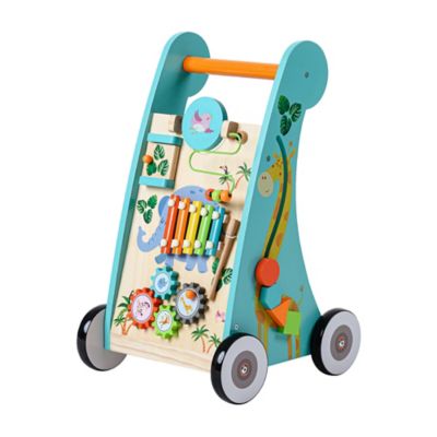 Teamson US Inc Kids' Preschool Play Lab Safari Animal Wooden Baby Walker