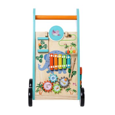 Image showing 6 th Teamson US Inc Kids' Preschool Play Lab Safari Animal Wooden Baby Walker