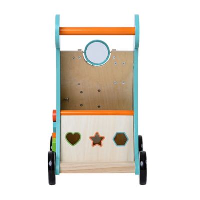Image showing 7 th Teamson US Inc Kids' Preschool Play Lab Safari Animal Wooden Baby Walker