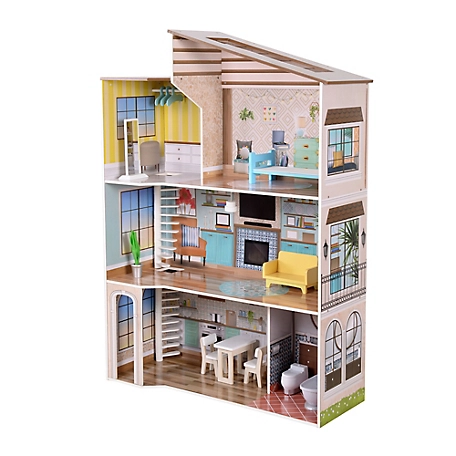 Teamson US Inc Olivia's Little World Dreamland Mediterranean Dollhouse, Multicolor