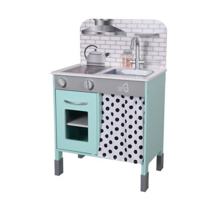 Teamson US Inc Kids' Little Chef Philly Modern Play Kitchen, Petrol