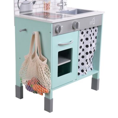Image showing 8 th Teamson US Inc Kids' Little Chef Philly Modern Play Kitchen, Petrol