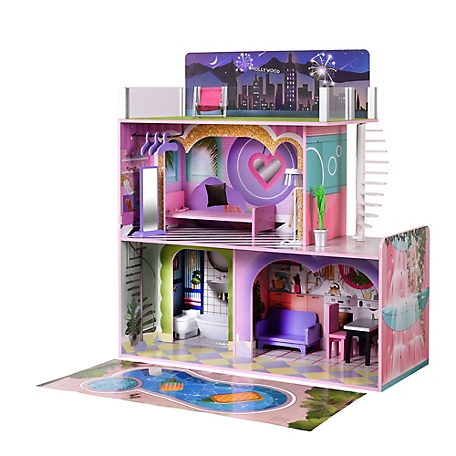 Teamson US Inc Olivia's Little World Dreamland Sunset Doll House, Multicolor