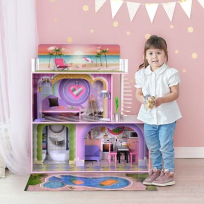 Image showing  Olivia's Little World Dreamland Sunset Dollhouse, Multicolor