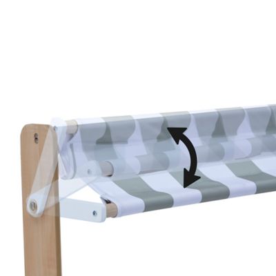 Image showing 7 th Teamson US Inc Kids Little Helper Market Play Stand Play Kitchen, Olive Green, 6 pc.