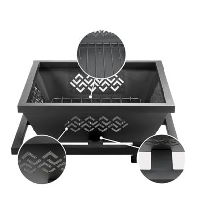 Image showing 5 th RedStone 43.3 in. Square Wood-Burning Fire Pit