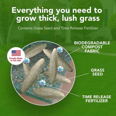 Image showing  2.29 lb. 50 sq. ft. Year Round Green Grass Seed Mixture, Quick Fix