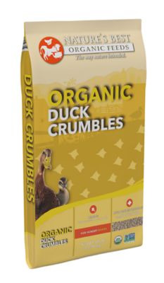 Nature's Best Organic Duck Crumbles, 25 lb.
