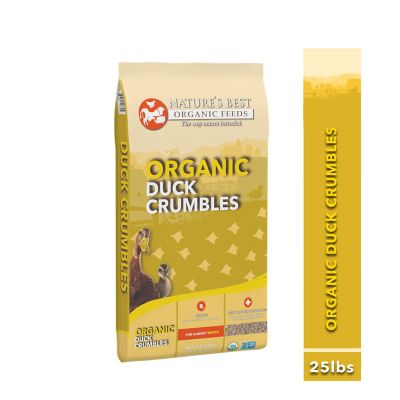 Nature's Best Organic Duck Crumbles, 25 lb.