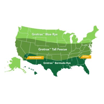 Image showing 5 th Growtrax 4.58 lb. 100 sq. ft. Year Round Green Grass Seed Mixture, Big Roll