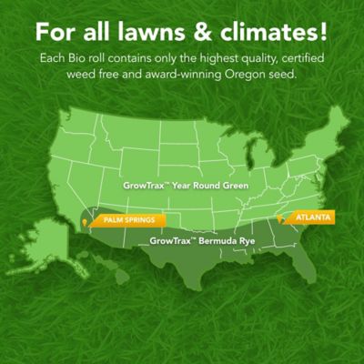 Image showing  4.58 lb. 100 sq. ft. Tall Fescue Grass Seed Mixture, Big Roll