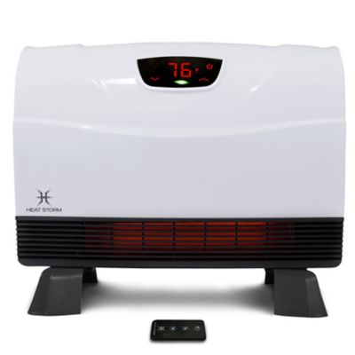 Heat Storm 5,200 BTU Touchscreen Wall-Mounted Infrared Space Heater, 1,500W, White Amazing heater!