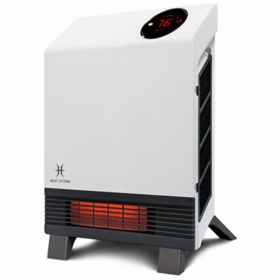 Heat Storm 3,100 BTU Infrared Floor/Wall-Mount Space Heater, 1,000W