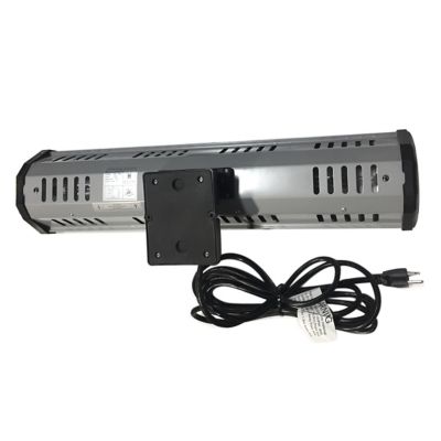 Image showing  Electric Infrared Space Heater, 15 sq. ft., 5,200 BTU, 1,500W, Garage and Patio Wall Mounted
