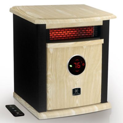 Heat Storm 5,200 BTU Infrared Space Heater with Deluxe Signature Design Cabinet, 1,500W, Black