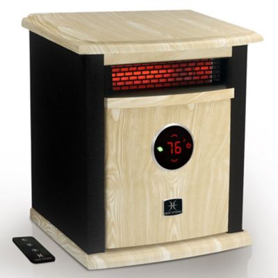 Heat Storm Electric Infrared Space Heater with Deluxe Signature Design Cabinet, 1,000 sq. ft., 5,200 BTU, 1,500W, Black