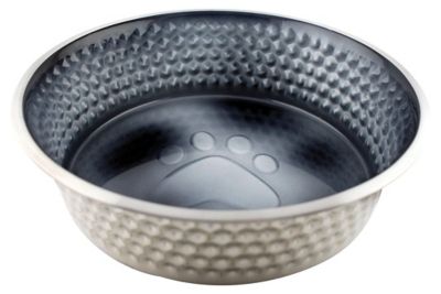 WeatherBeeta Non-Skid Stainless Steel Shade Dog Bowl, 1 pk.