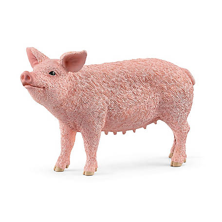 PIG FARM MAGNET RESIN APPLIANCE REFRIGERATOR PINK SITTING 