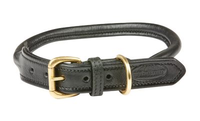 WeatherBeeta Rolled Leather Dog Collar
