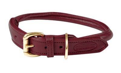 WeatherBeeta Rolled Leather Dog Collar