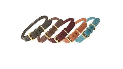 Image showing 1 th WeatherBeeta Rolled Leather Dog Collar