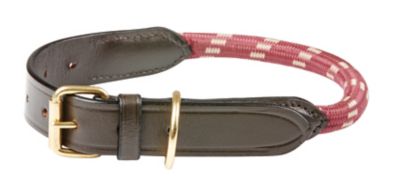 WeatherBeeta Rope Leather Dog Collar