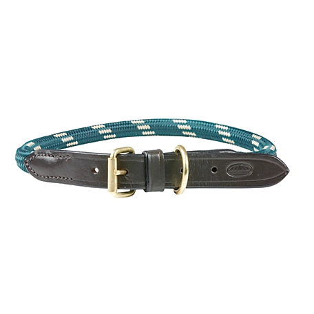 WeatherBeeta Rope Leather Dog Collar