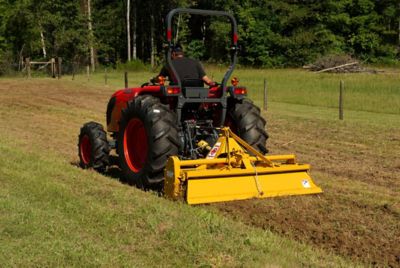 Image showing  6 ft. Gear Driven Tiller Yellow, TG-72-YK