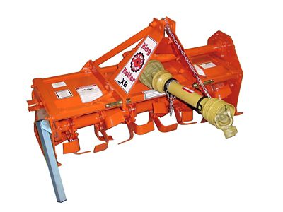 Image showing  4 ft. Gear Drive Sub Comp. Tiller Orange