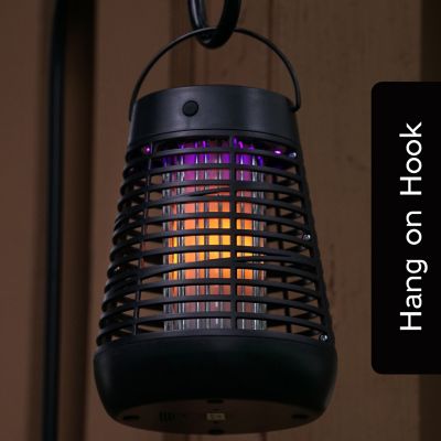 Image showing  Solar Barn Lantern Flying Insect Zapper
